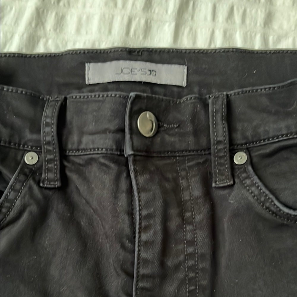 Joe's Jeans Black Skinny Denim with Lived-In Look